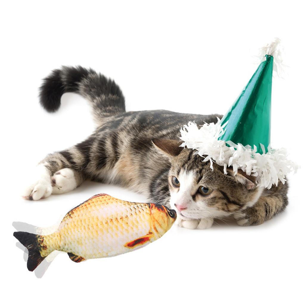 Pet Cat Toy Electric Simulation Fish Toys For Pet Interactive 2Pcs