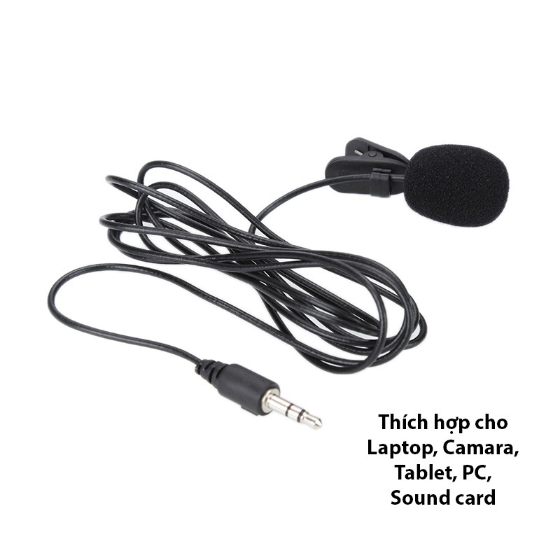 Micro thu âm mini thiết kế cài áo tiện dụng + Tặng kèm hộp đựng cao cấp