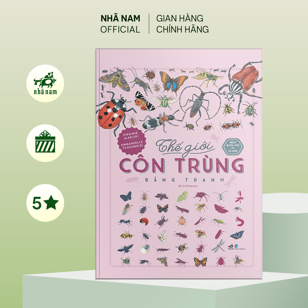 Sách - Bách Khoa Thư Cho Cả Nhà - Thế Giới Côn Trùng Bằng Tranh (Bìa cứng) - Nhã Nam Official