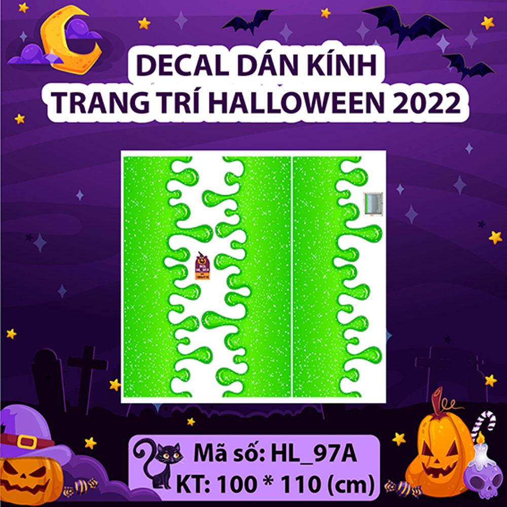 DECAL TRANG TRÍ ĐÓN MỪNG HALLOWEEN 2022