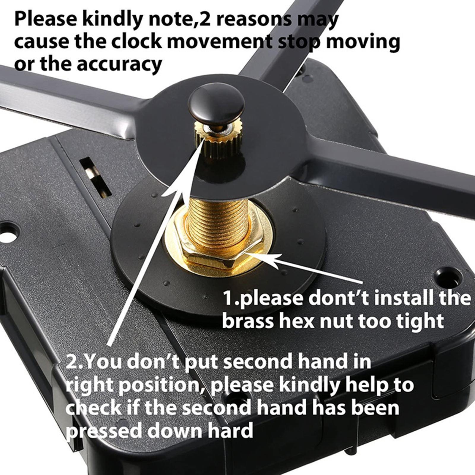 Clock Movement DIY Wall Clock Movement Mechanism for Dorm Dining Room