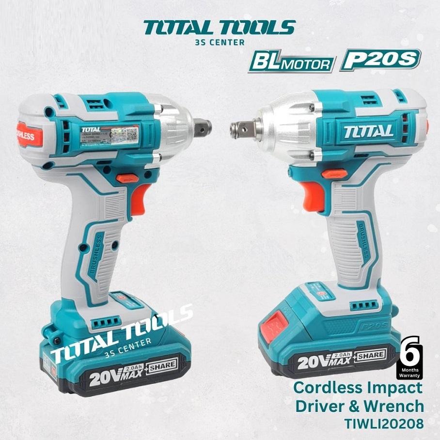MÁY BẮN BU LÔNG PIN 20V TOTAL TIWLI20208 - HÀNG CHÍNH HÃNG