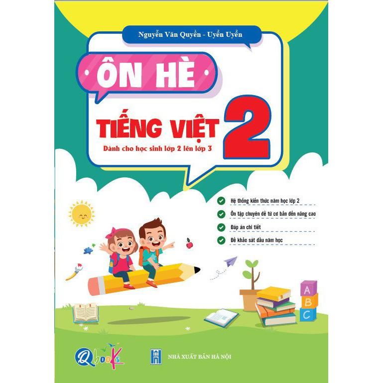 Combo Ôn Tập Hè Toán và Tiếng Việt 2 - Dành cho học sinh lớp 2 lên 3 (2 cuốn)