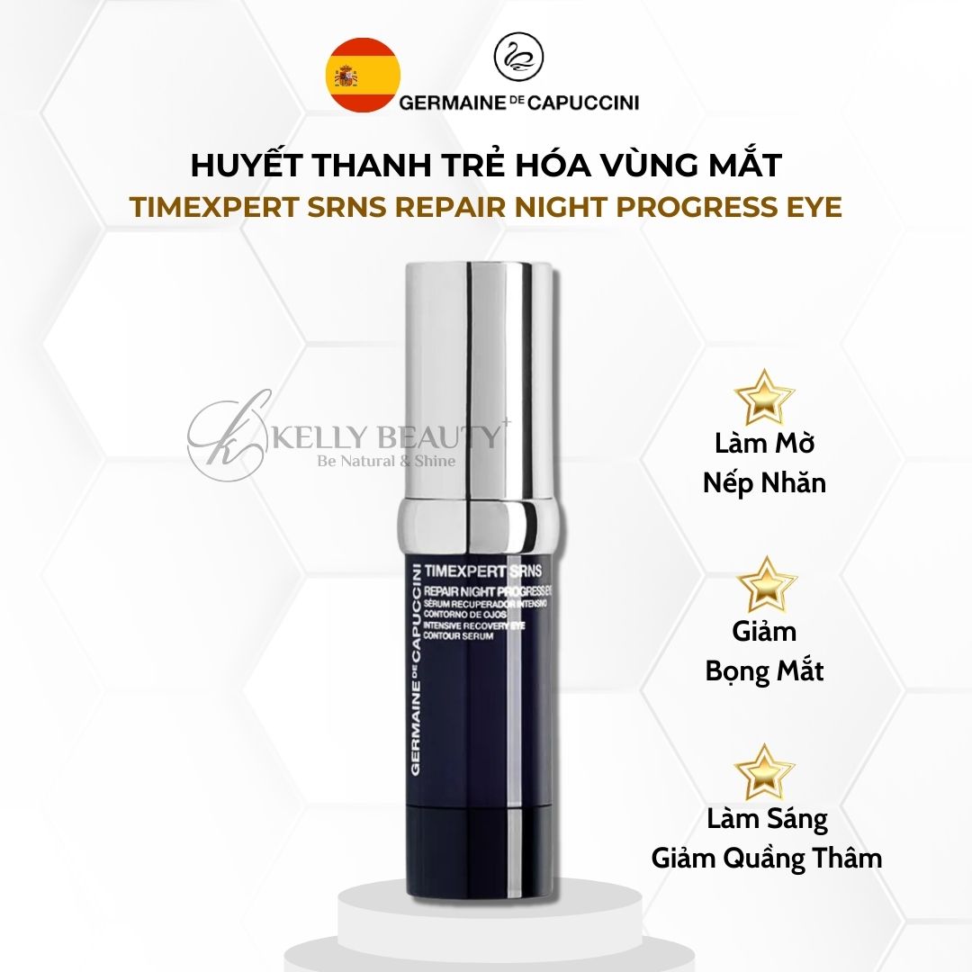 Huyết Thanh Trẻ Hóa Vùng Mắt Germaine Timexpert SRNS Repair Night Progress Eye | Kelly Beauty