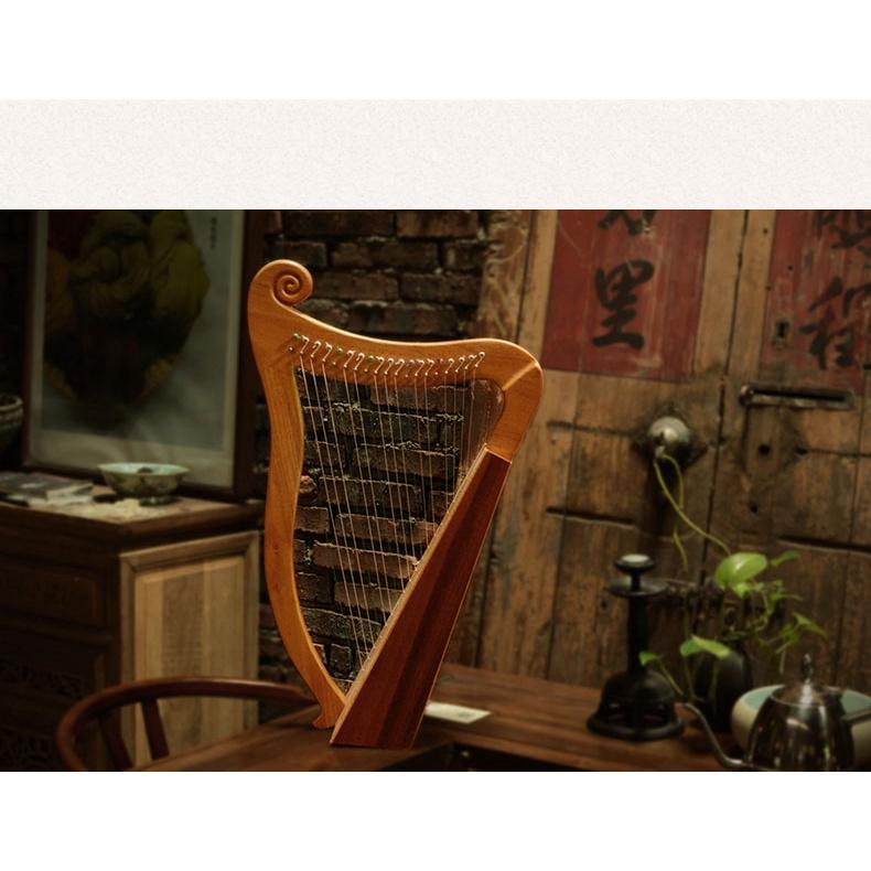 (CÓ VIDEO) ĐÀN HARP (HẠC CẦM, ĐÀN HẠC) 15, 19 DÂY gỗ mahogany CHẤT LƯỢNG CAO ÂM THANH TỐT