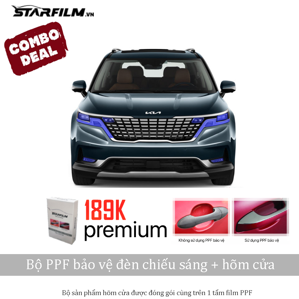 KIA CARNIVAL 2022 PPF TPU đèn chiếu sáng chống xước tự hồi phục STARFILM