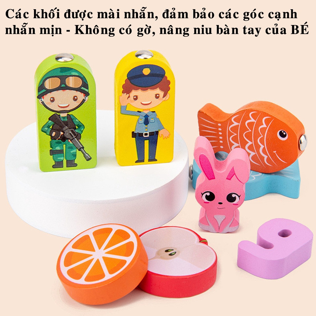 [Loại 6in1] Đồ Chơi Bảng Chữ Cái Thông Minh 61 Chi Tiết Hãng DoDoDios – Bộ Trò Chơi Câu Cá, Ghép Số Học, Ghép Hình