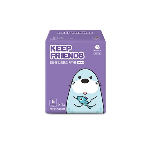 Tã dán nội địa Hàn Quốc Enblanc Keep Friend size 5 (XL 24 miếng)