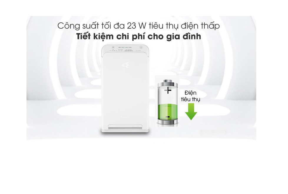 Máy lọc không khí Daikin MC40UVM6-7 23W - Hàng Chính Hãng - Chỉ Giao Hà Nội