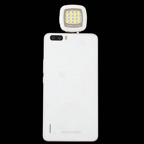 Đèn flash mini 16 bóng LED hỗ trợ chụp ảnh cho Android iPhone
