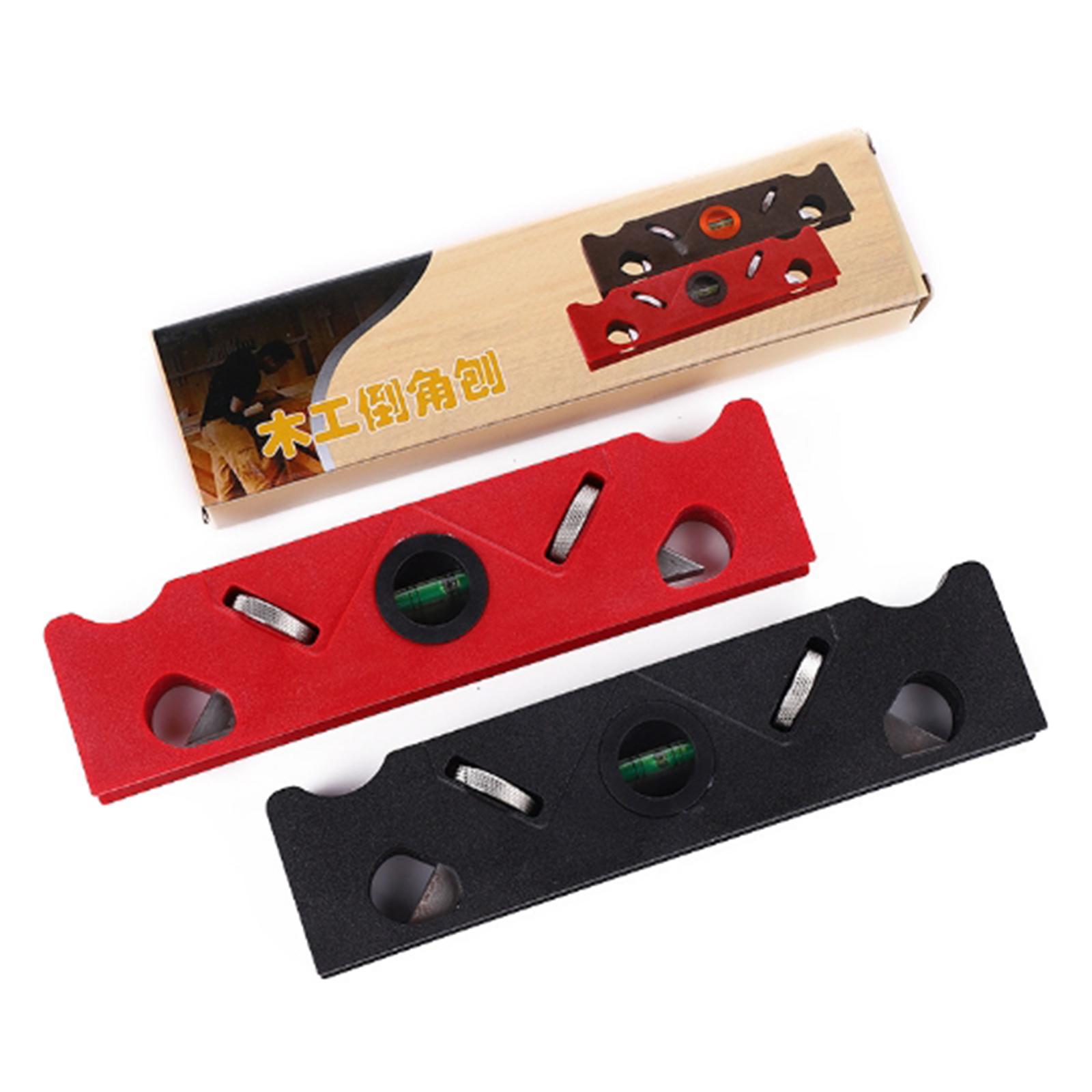 Woodworking Edge Planer Chamfer Hand Planer - 45 Degree Hand Planers Red