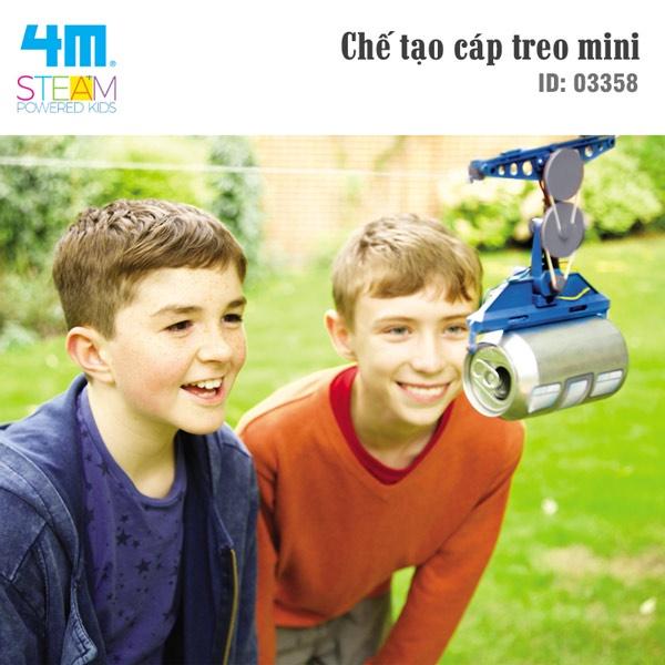 Đồ Chơi Khoa Học Lắp Ráp Cáp Treo Mini – 4M 03358