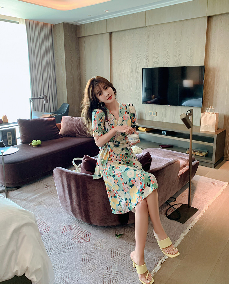 Đầm dự tiệc, váy thu đông thiết kế vạt chéo  - e1157