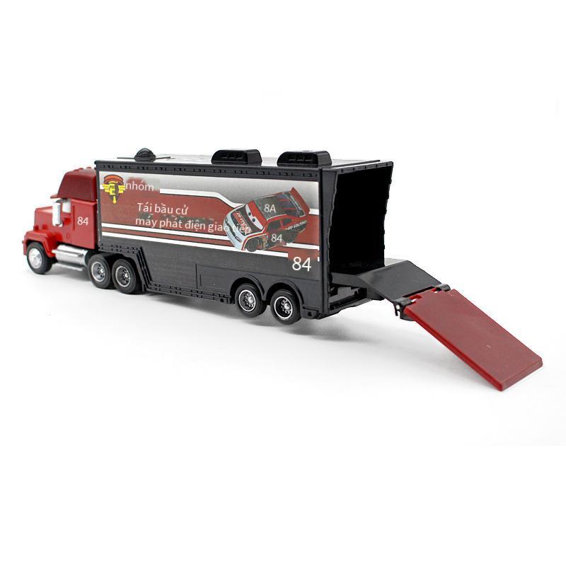 Kiểu dáng mới nhất của Ô tô đồ chơi hợp kim Cars xe container số 84 Bác Mai mẫu xe mô phỏng trẻ em sản phẩm mới