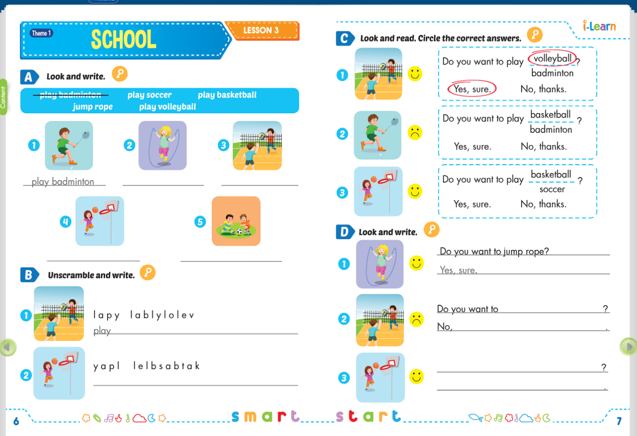 Hình ảnh [E-BOOK] i-Learn Smart Start Level 4 Sách mềm sách bài tập