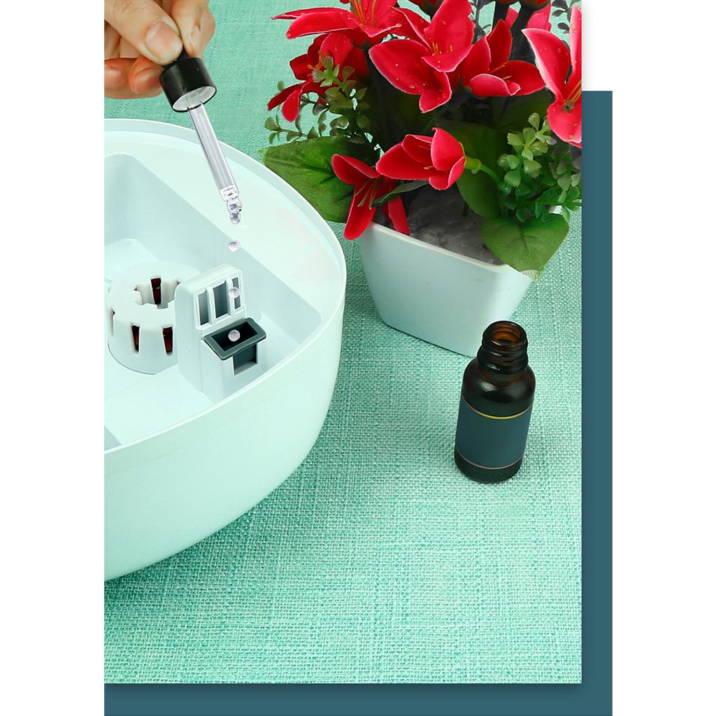 Ultrasonic Air Humidifier Quiet Essential Oil Diffuser UK Plug Aromatherapy