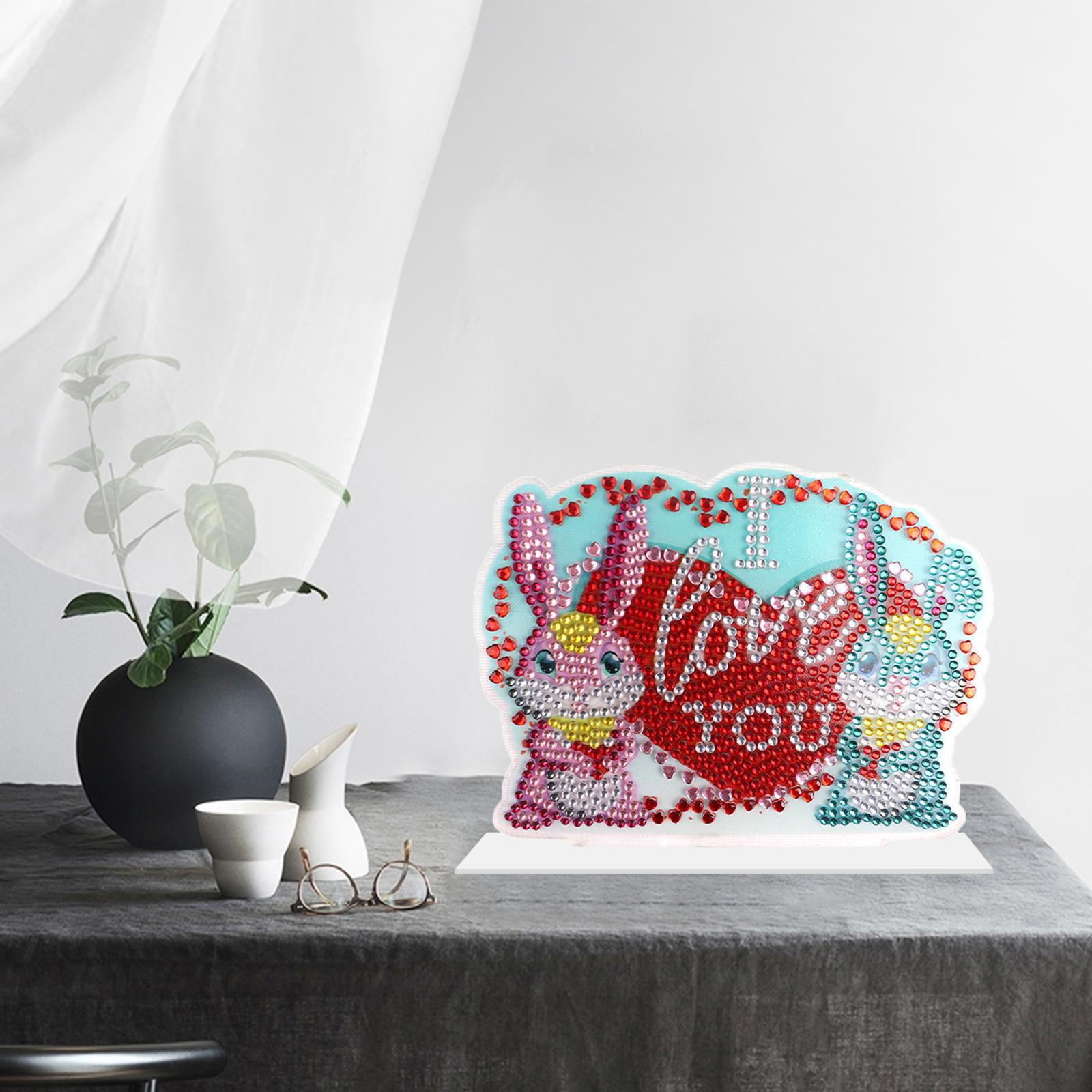 DIY 5D Easter Bunny Ornament for Kids Adults Holiday Gift