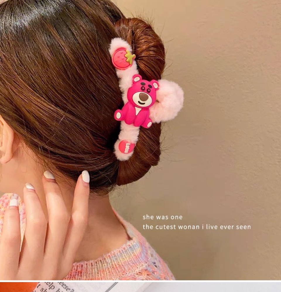 Kep tóc lông mịn gấu dâu LOTSO DRU - Hàng Chính Hãng