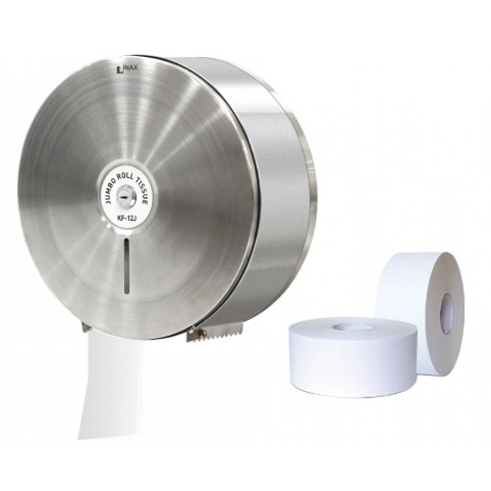 Hộp đựng giấy vệ sinh cuộn lớn gắn tường inox 26cm