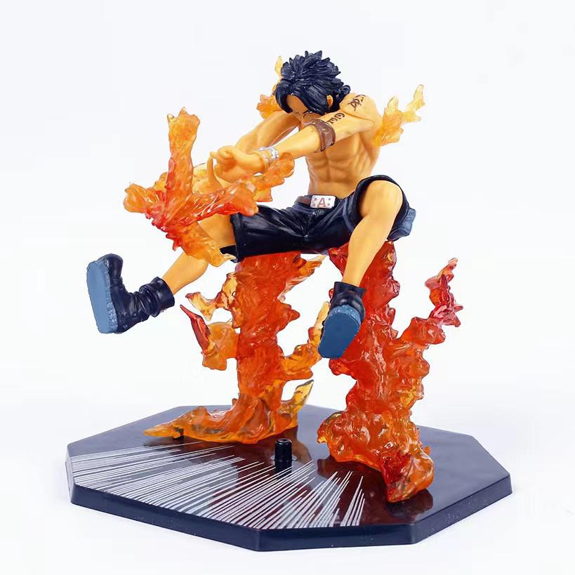 Mô Hình ACE Thập Giá 15Cm Mô hình One Piece Cao Cấp, Figure Mô Hình Anmie One Piece Luffy Vua Hải Tặc