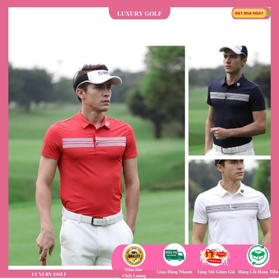 Áo golf nam, Áo đánh golf thun cộc tay cao cấp