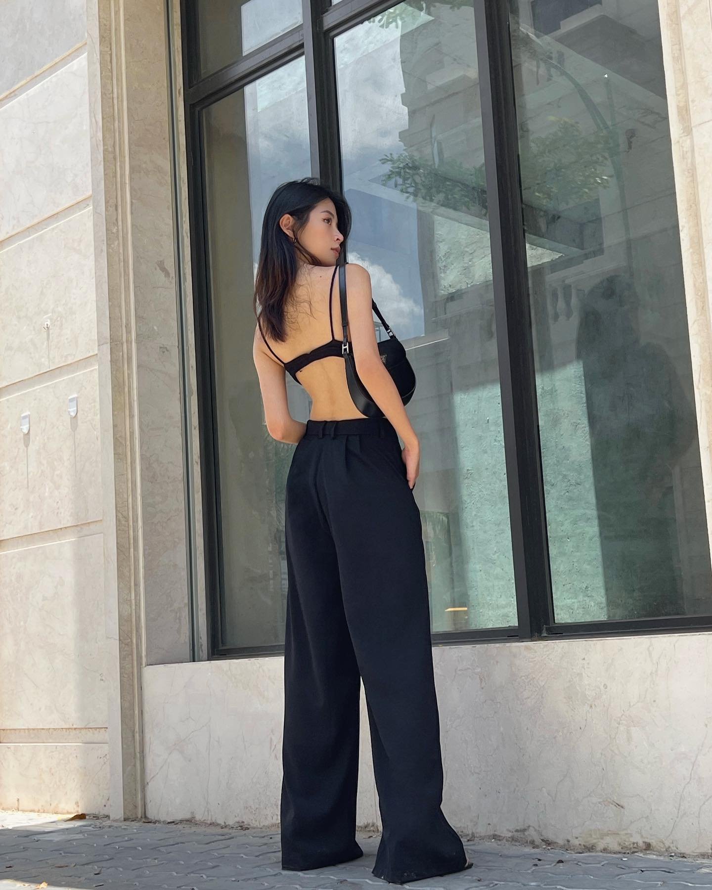 Quần đen suông rộng Yumi Pant Gem Clothing SP060438