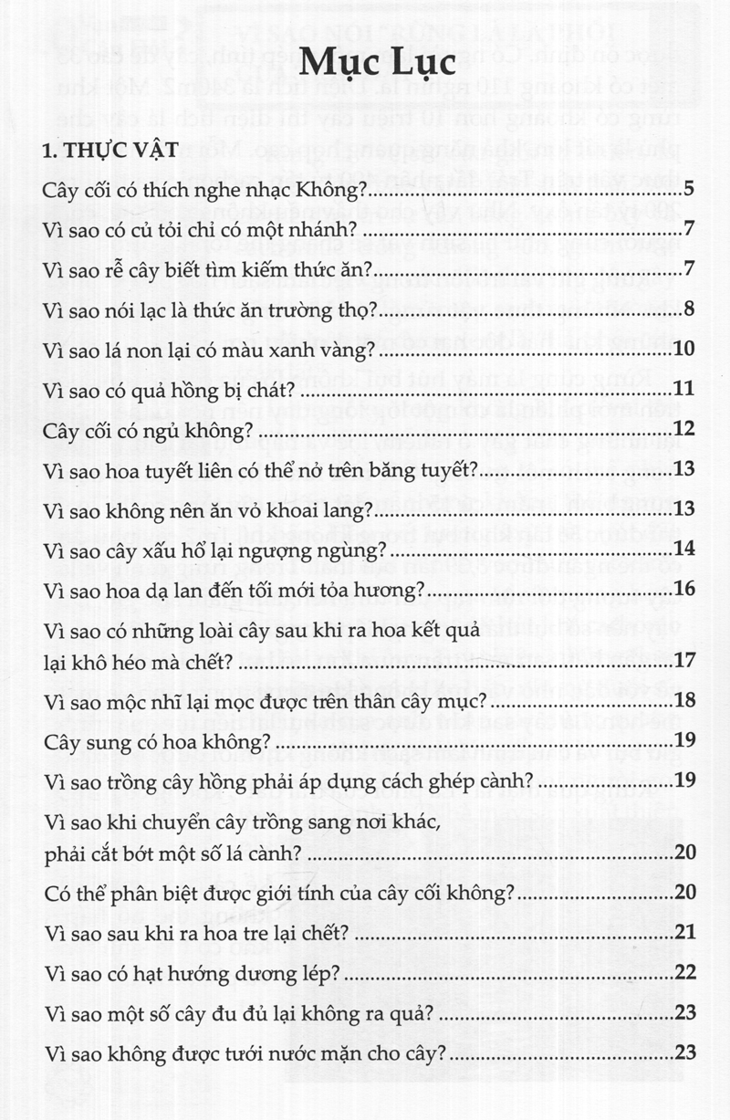 10 Vạn Câu Hỏi Vì Sao?  - Thực Vật (Tái Bản)