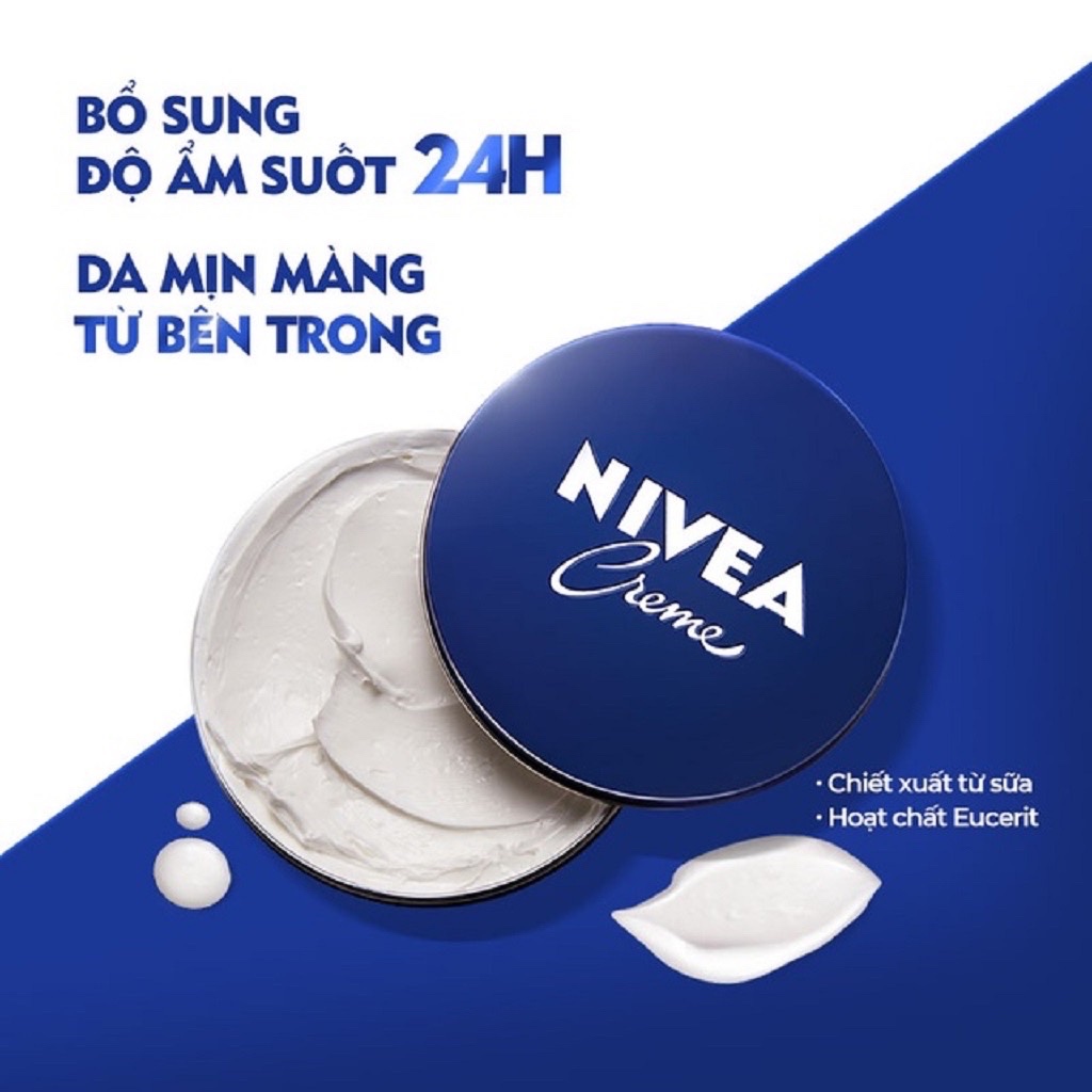 Kem Dưỡng Ẩm NIVEA Nga Thơm Lâu, Giúp GTăng Đàn Hồi, Mịn 30ml Chính Hãng