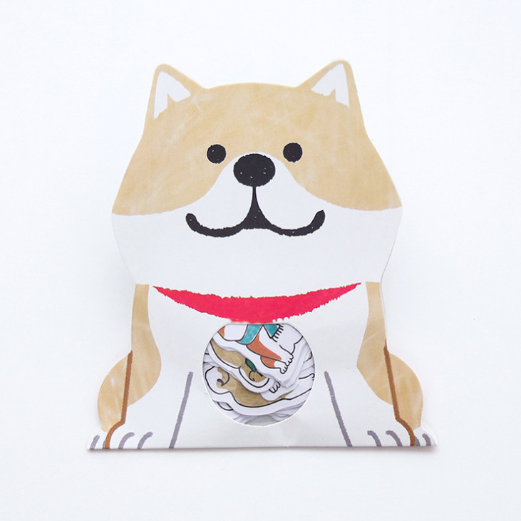 30 Miếng Sticker trang trí chó Shiba Inu &amp; Husky