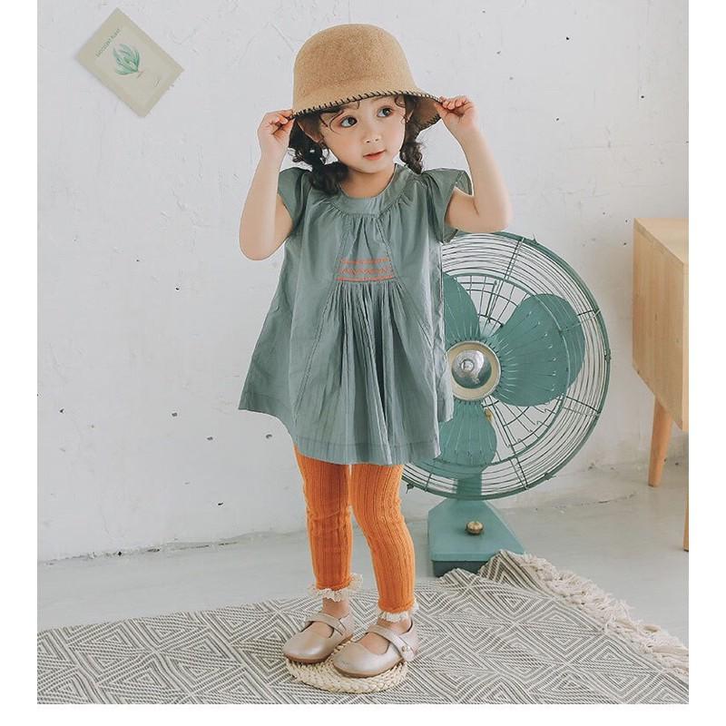 Quần tất len tăm Ren không bàn cho bé từ 1-7 tuổi QT4