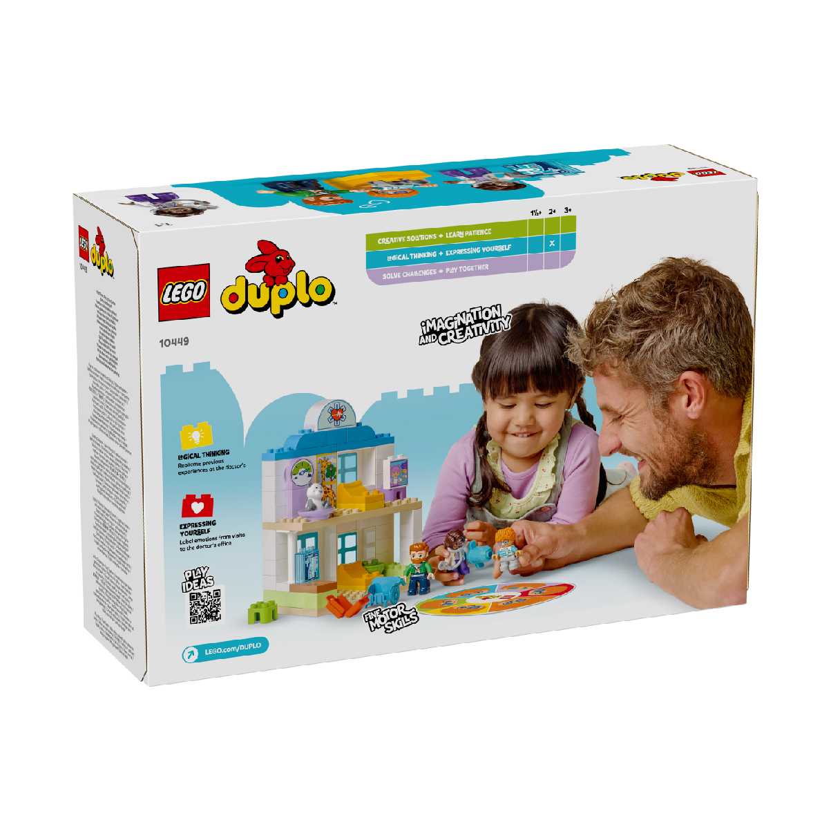 LEGO DUPLO 10449 Đồ Chơi Lắp Ráp Phòng Khám Bác Sĩ (65 Chi Tiết)