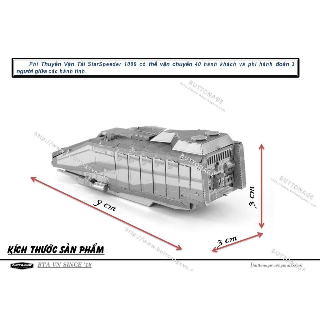 Mô Hình Lắp Ráp 3d Phi Thuyền Vận Tải StarSpeeder 1000