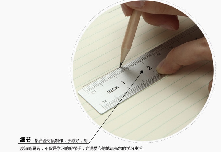 Thước nhôm M&G 20cm/ 30 cm ARLN0483/ ARL96027