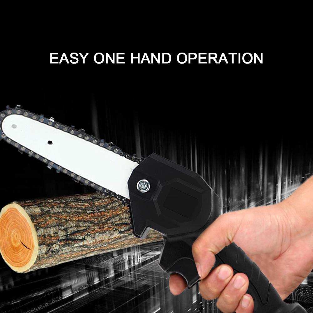 Cưa mini 4 inch dùng điện không dây 21V Cưa xích một tay