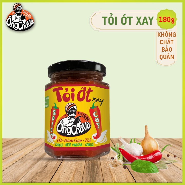 Tỏi Ớt xay Ông Chà Và 180gram (Garlic &amp; Chilli paste)