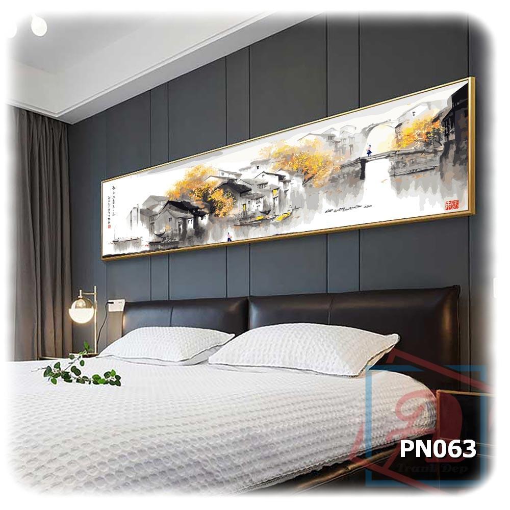Tranh canvas khổ lớn trang trí phòng ngủ - PN063