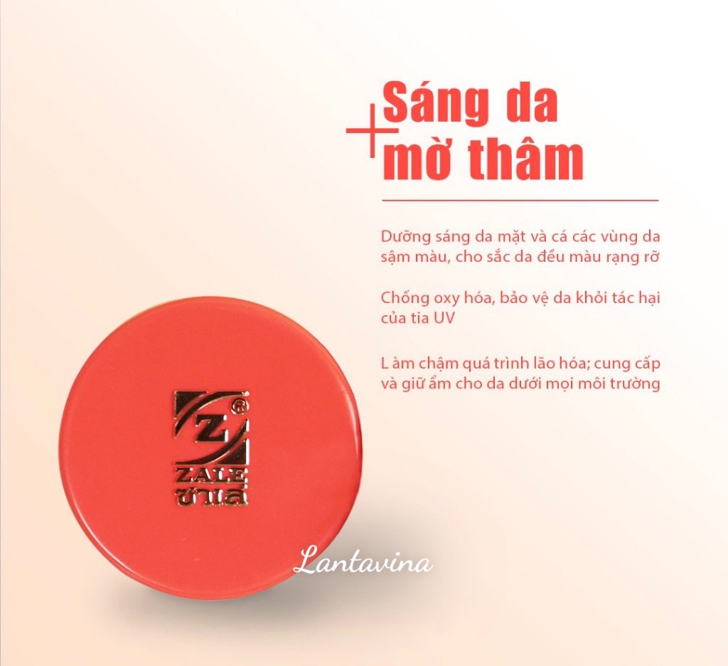 ZALE - KEM DƯỠNG TRẮNG DA ZALE NHÂN SÂM 6G - THÙNG 12 HÔP