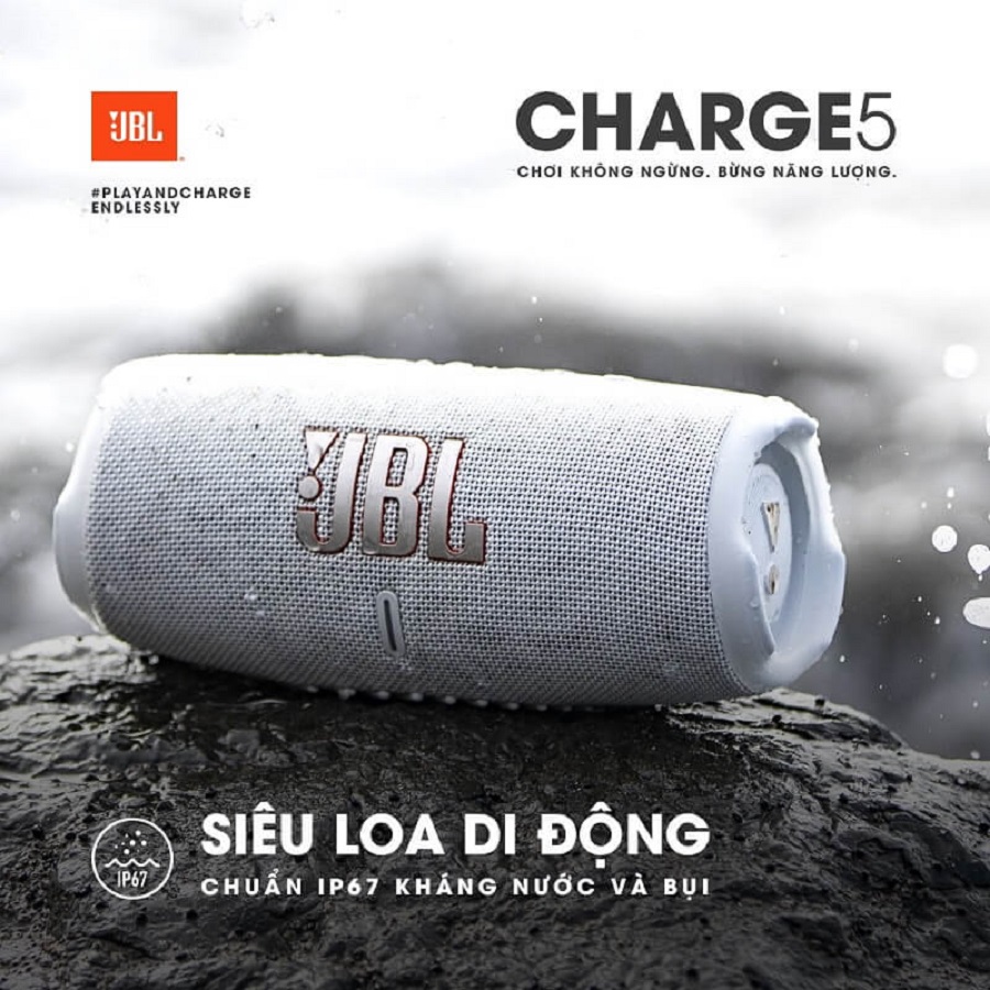 Loa Bluetooth JBL Charge 5 - Hàng chính hãng