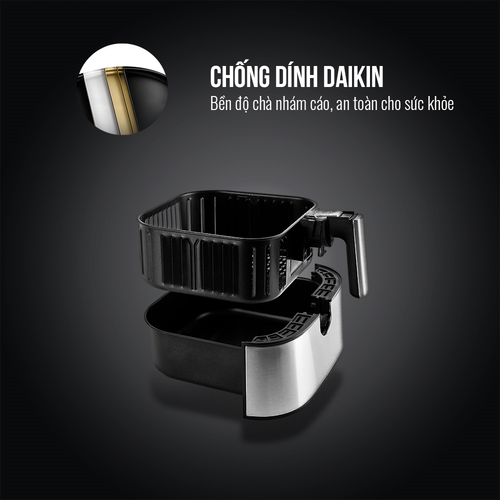 Nồi chiên không dầu Elmich AFE-3949 - Hàng Chính Hãng