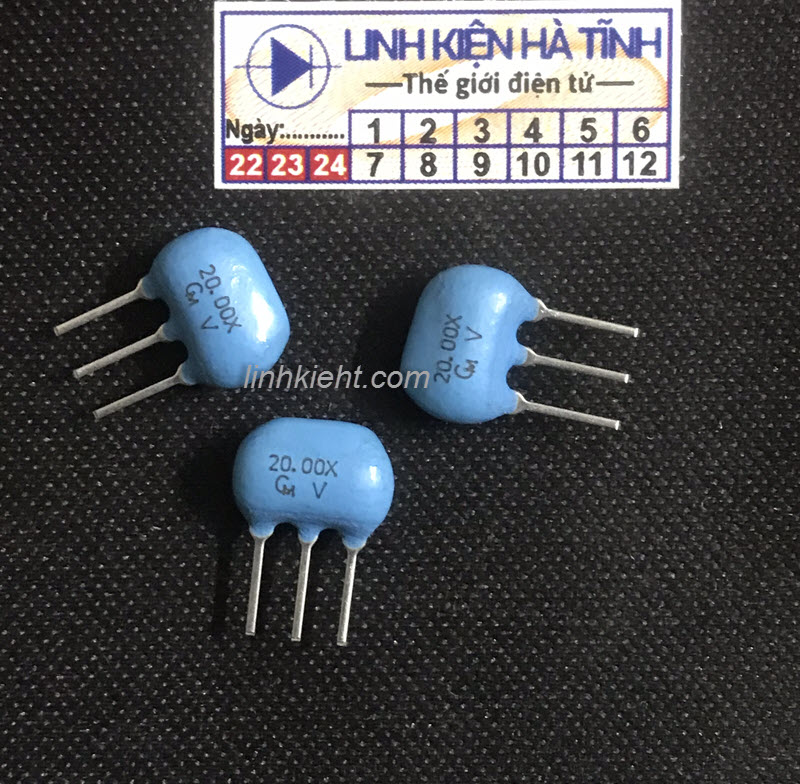 10 con thạch anh máy giặt Z20.0M 20.000MHZ 20M 20.0M 3 chân
