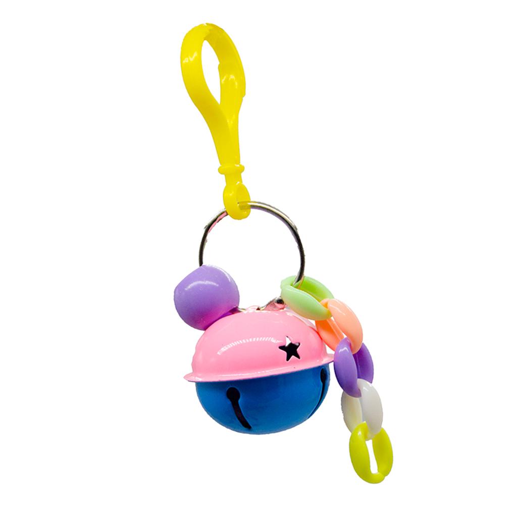 Bird Parrot Toys Hanging Bell Pet Bird Cage Hammock Swing Toy Type 1