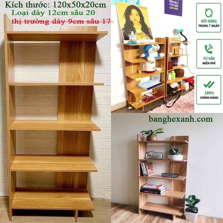 Kệ gỗ góc tường đa năng loại bản sâu 20cm dày 12cm loại 1, kệ 5 tầng tiện lợi dễ dàng lắp ghép bằng vít