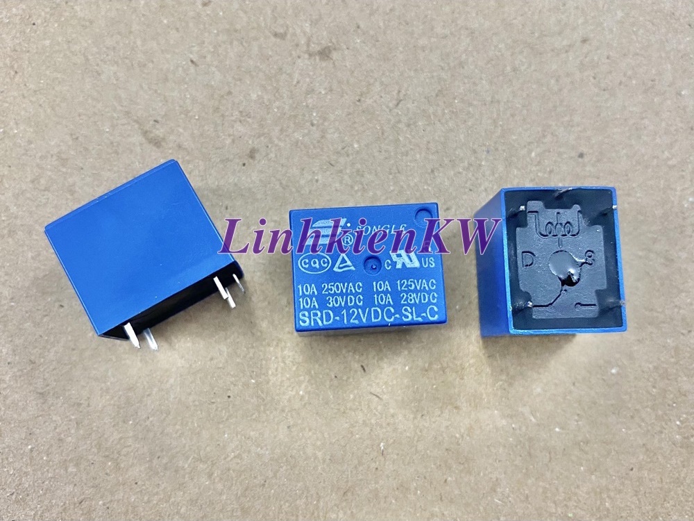 Relay SRD-12VDC-SL-C 12VDC 10A 5 chân cắn mới 100%