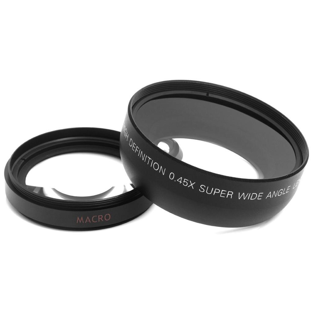 55mm Macro Wide Angle Lens 0.45X HD for DSLR A230 A350 A300 A330 A500 A700