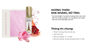 Hương thơm tinh dầu nước hoa aroma bright crystal