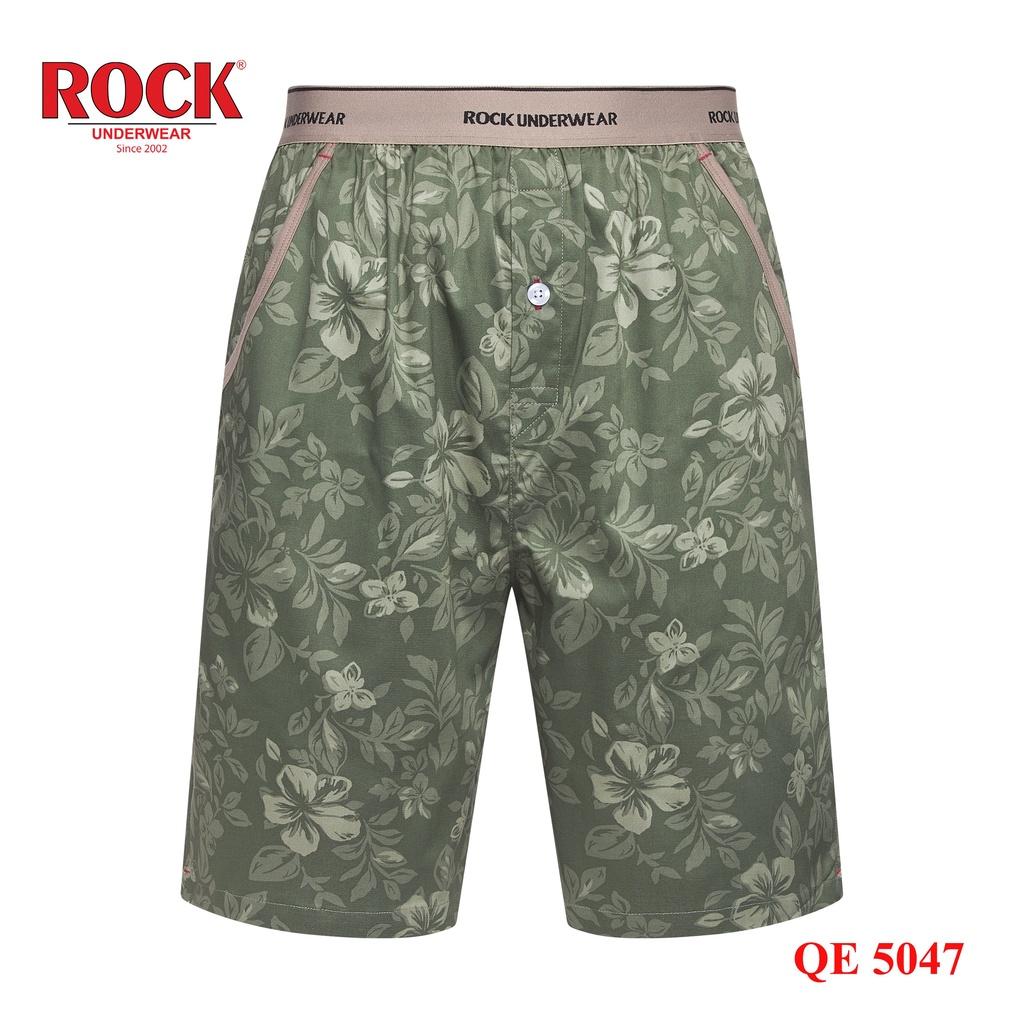 Combo 2 áo thun không đường may vải rip cotton 100% ROCK 5076 + 1 quần Short nam 5047 mạnh mẽ cá tính mặc nhà, tập gym