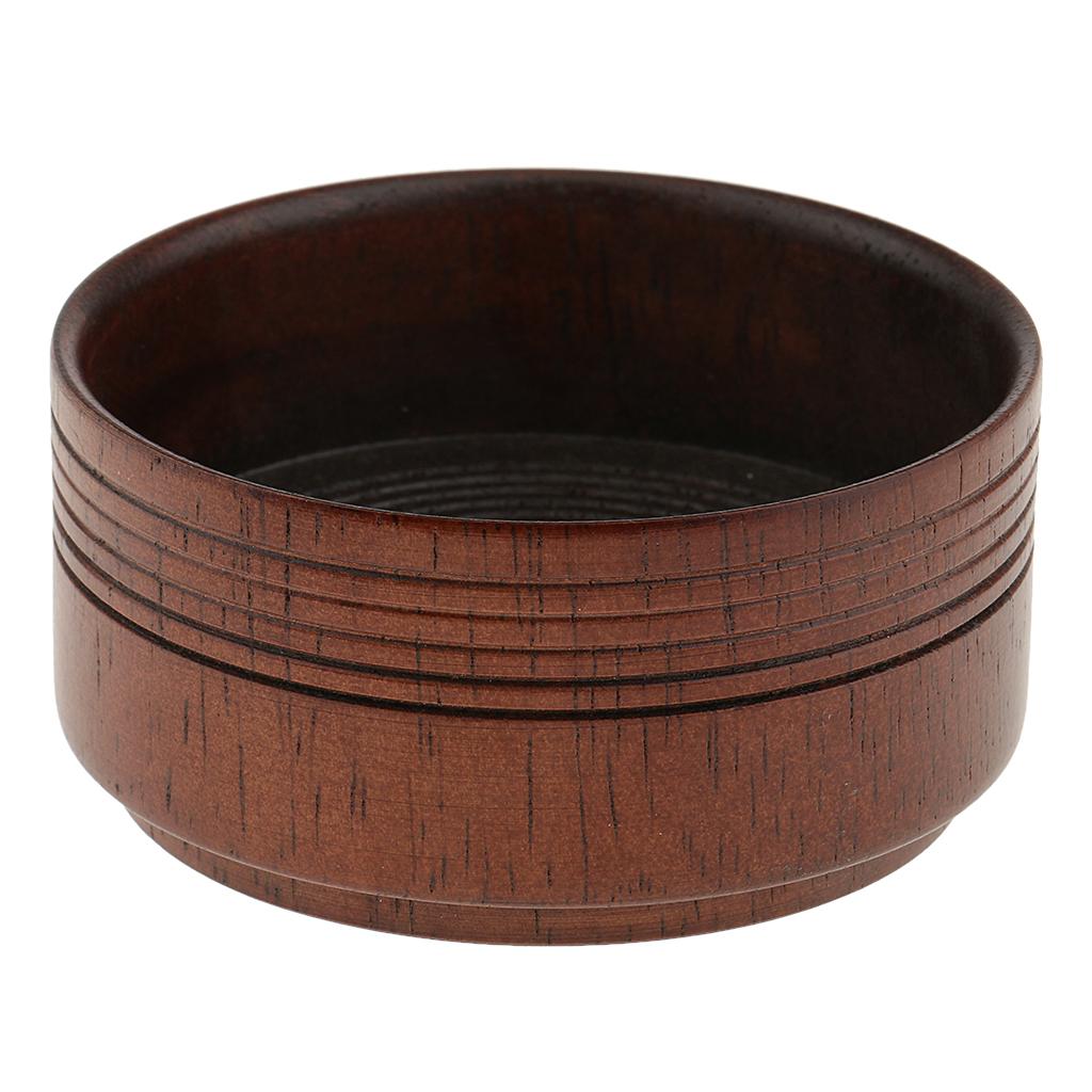 Wooden Salon Bathroom Men Shaving Grooming Brush Bowl Mug Cup Set Kit