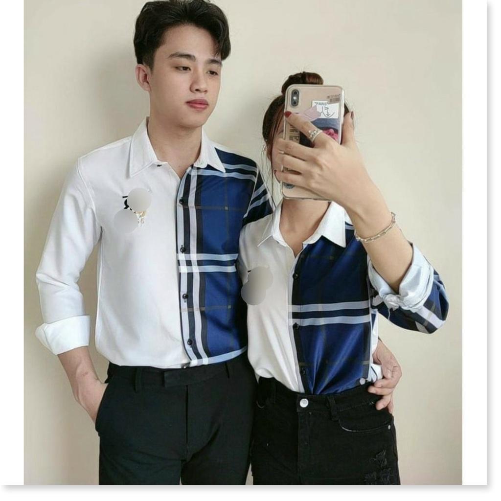 Áo sơ mi cặp đôi CỰC ĐẸP HOẠ TIẾT CARO