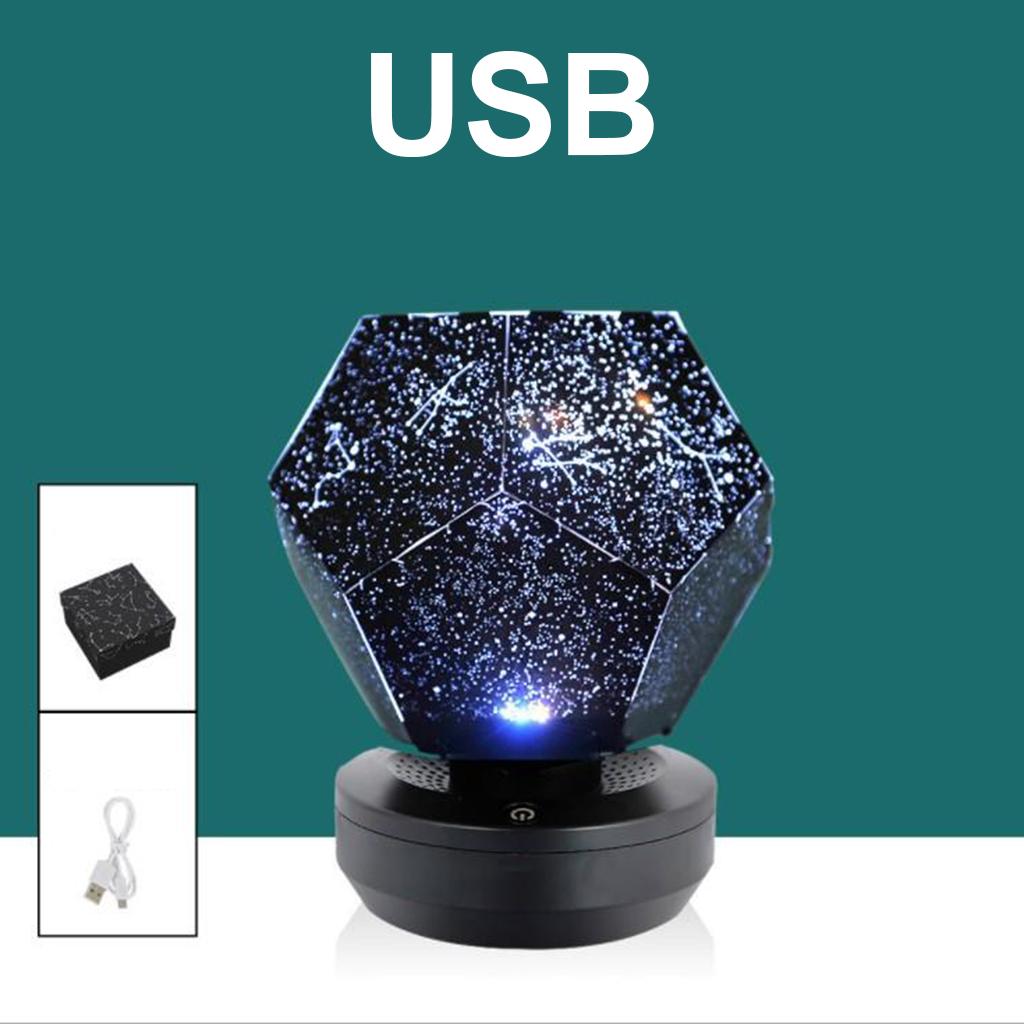 Led Star Sky Night Light Dreamy Rotating Projector, Romantic and Dreamlike Atmosphere