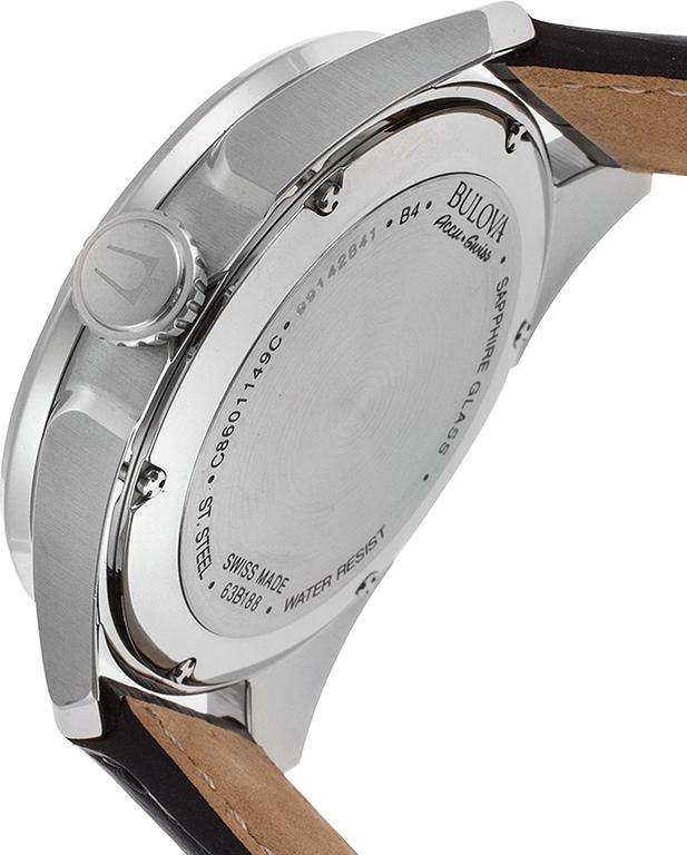 Đồng Hồ Nam Dây Da BULOVA 63B188 (42mm) - Đen